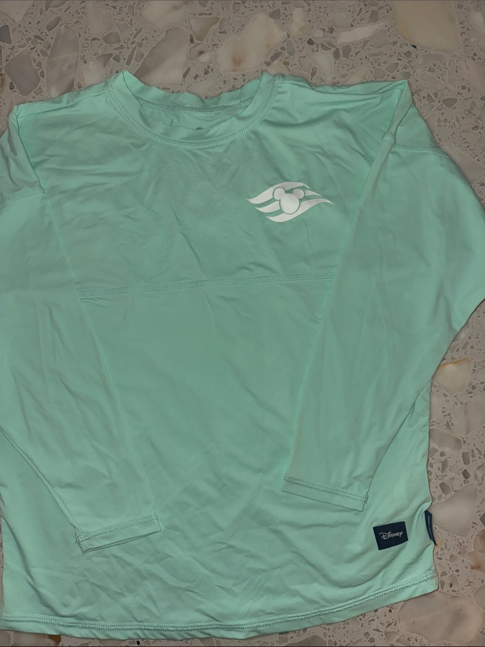 NEW Disney Cruise Castaway Cay Rashguard M 7/8 girls kids